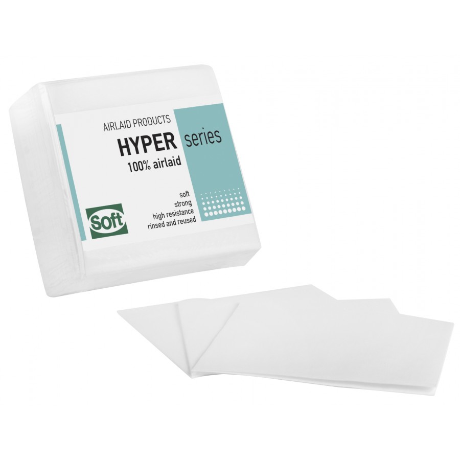 Medical Consumables Medistar Hyper Air Laid Cleaning Wipes - 40 x 40
